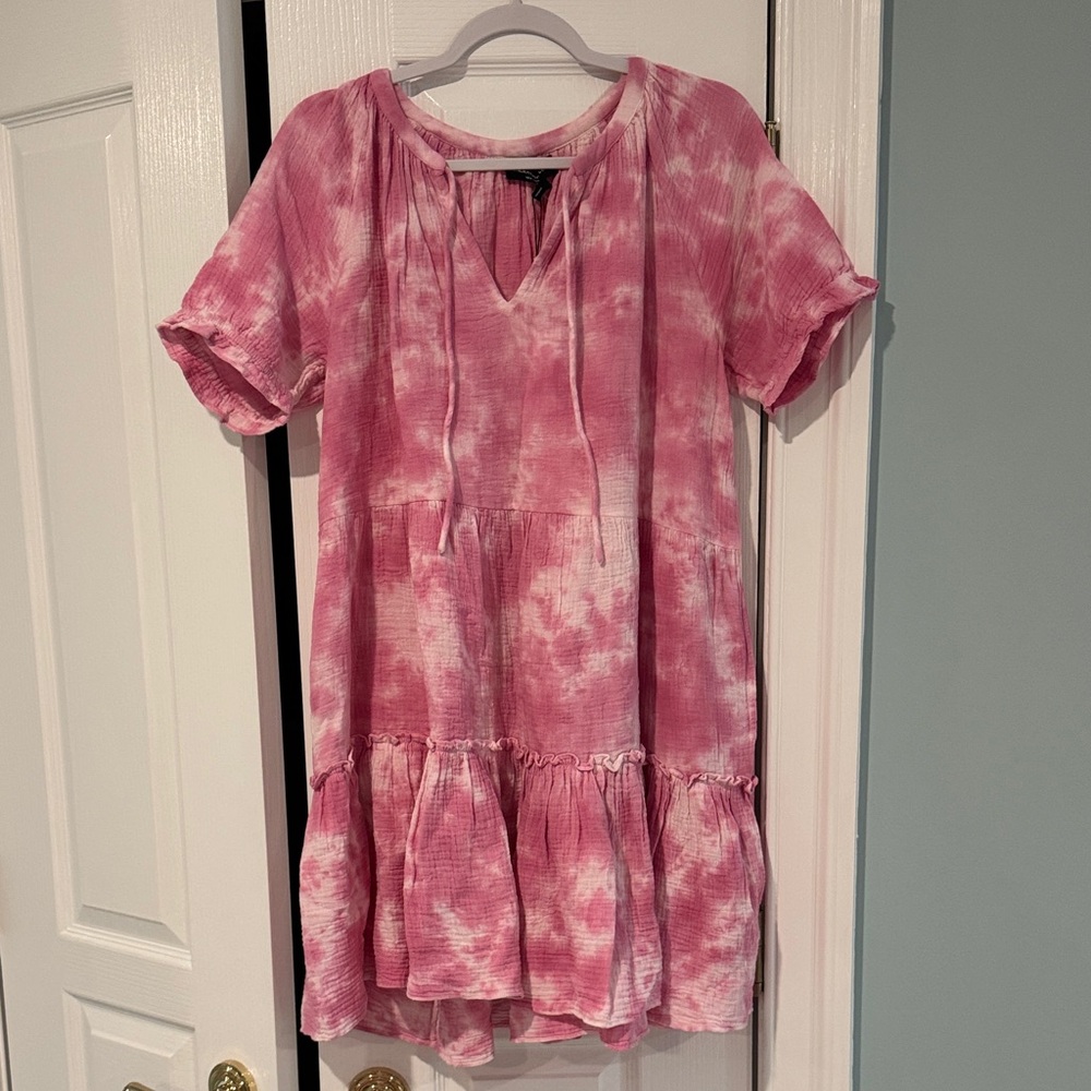 Generation Love Pink Tie-Dye Tunic